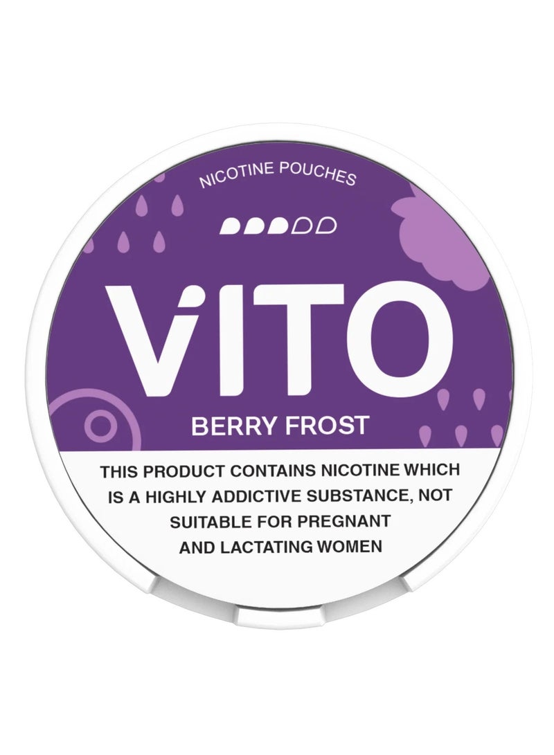 VITO berry frost 10mg nicotine pouches - Image 1